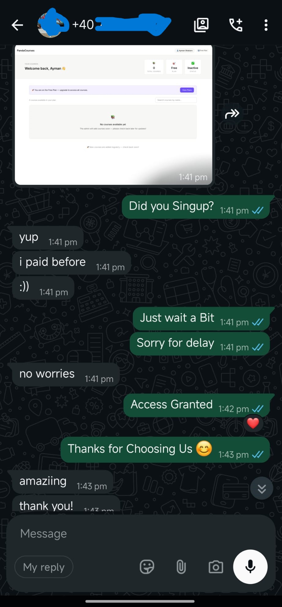 Customer review screenshot 2