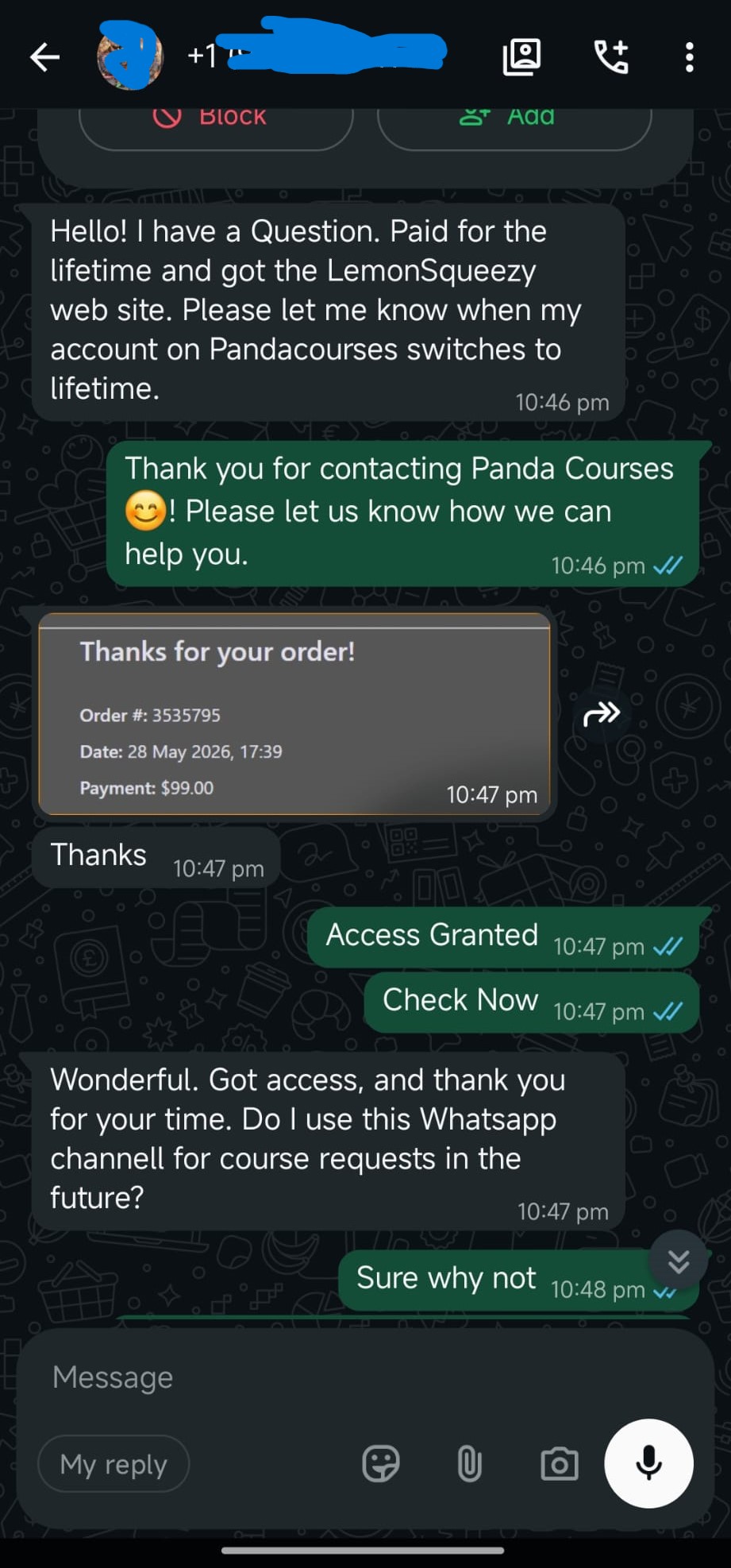 Customer review screenshot 3